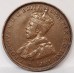 AUSTRALIA 1924 . ONE 1 PENNY . ERROR . DIE CRACKS on BOTH SIDES